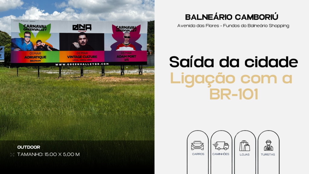 Outdoor | Avenida das Flores | Balneário Camboriú